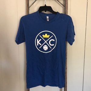 KANSAS CITY TEE SHIRT SIZE XS ROYALS BASEBALL
